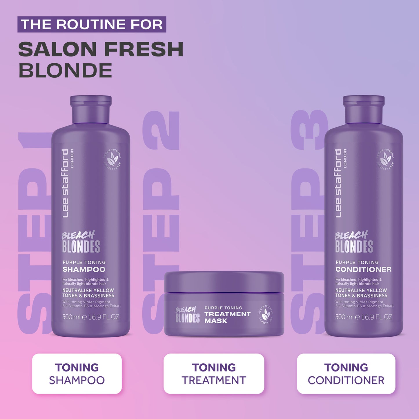 Bleach Blondes Purple Toning Shampoo