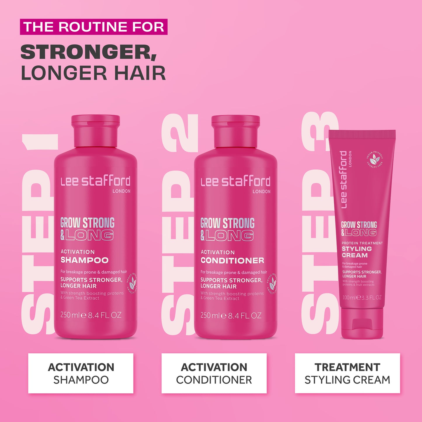 Grow Strong & Long Protein Treatment Styling Cream