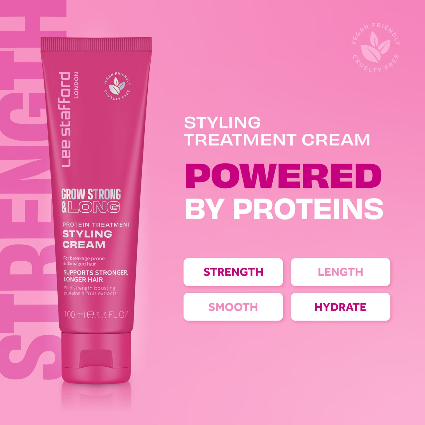 Grow Strong & Long Protein Treatment Styling Cream